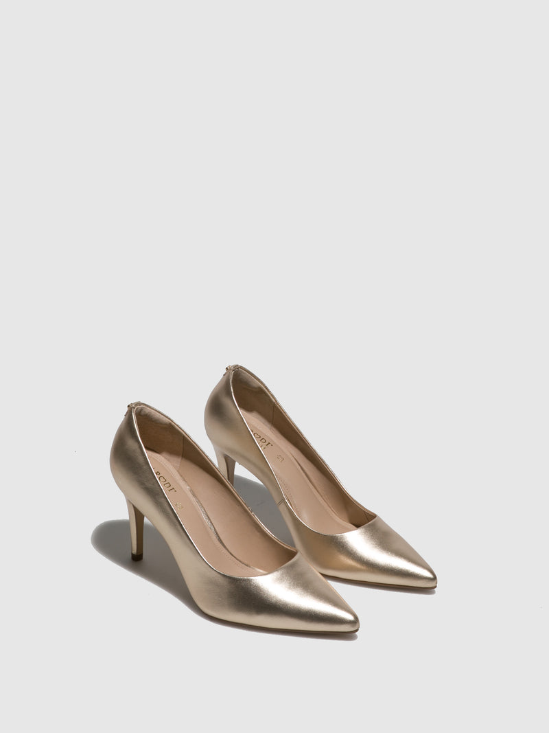 Parodi Stiletto Gold Stiletto Shoes