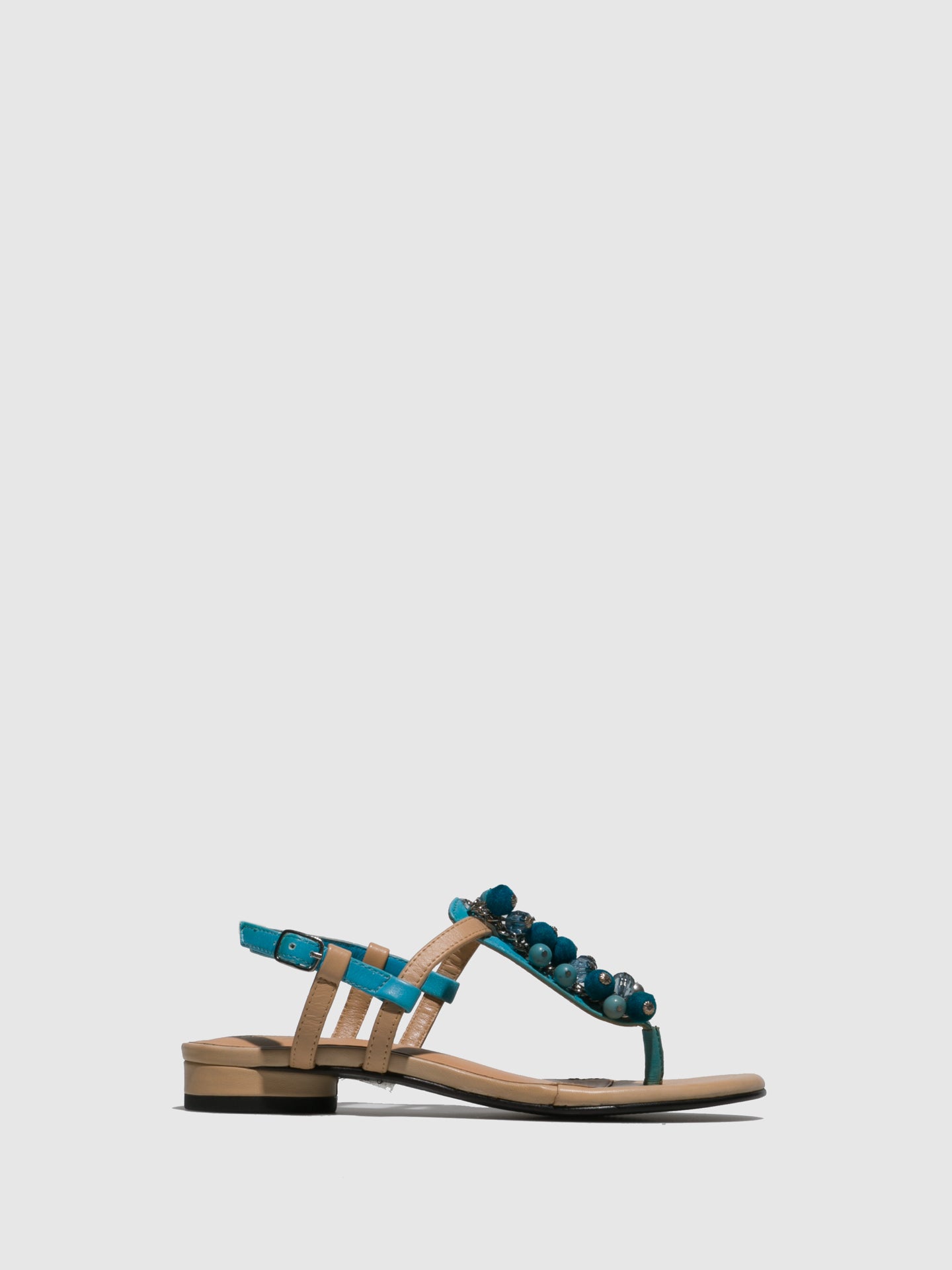 Parodi Sunshine SkyBlue Appliqués Sandals