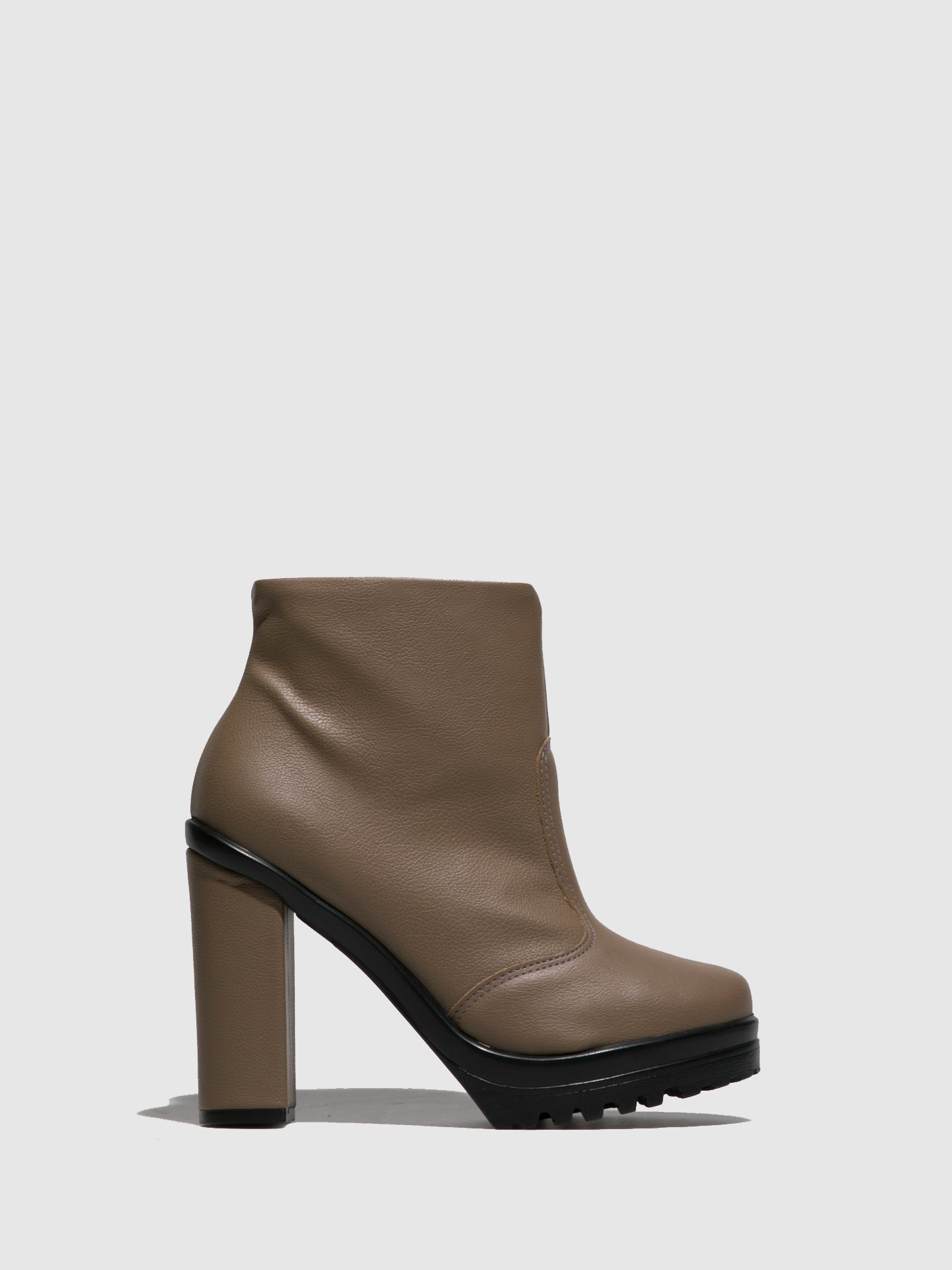 Parodi Sunshine Taupe Round Toe Boots