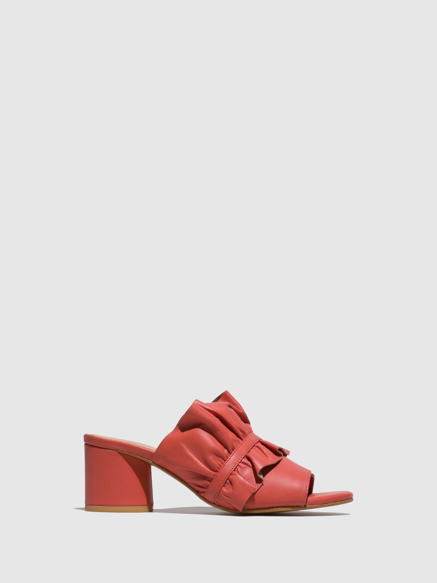 Parodi Sunshine Coral Open Toe Mules