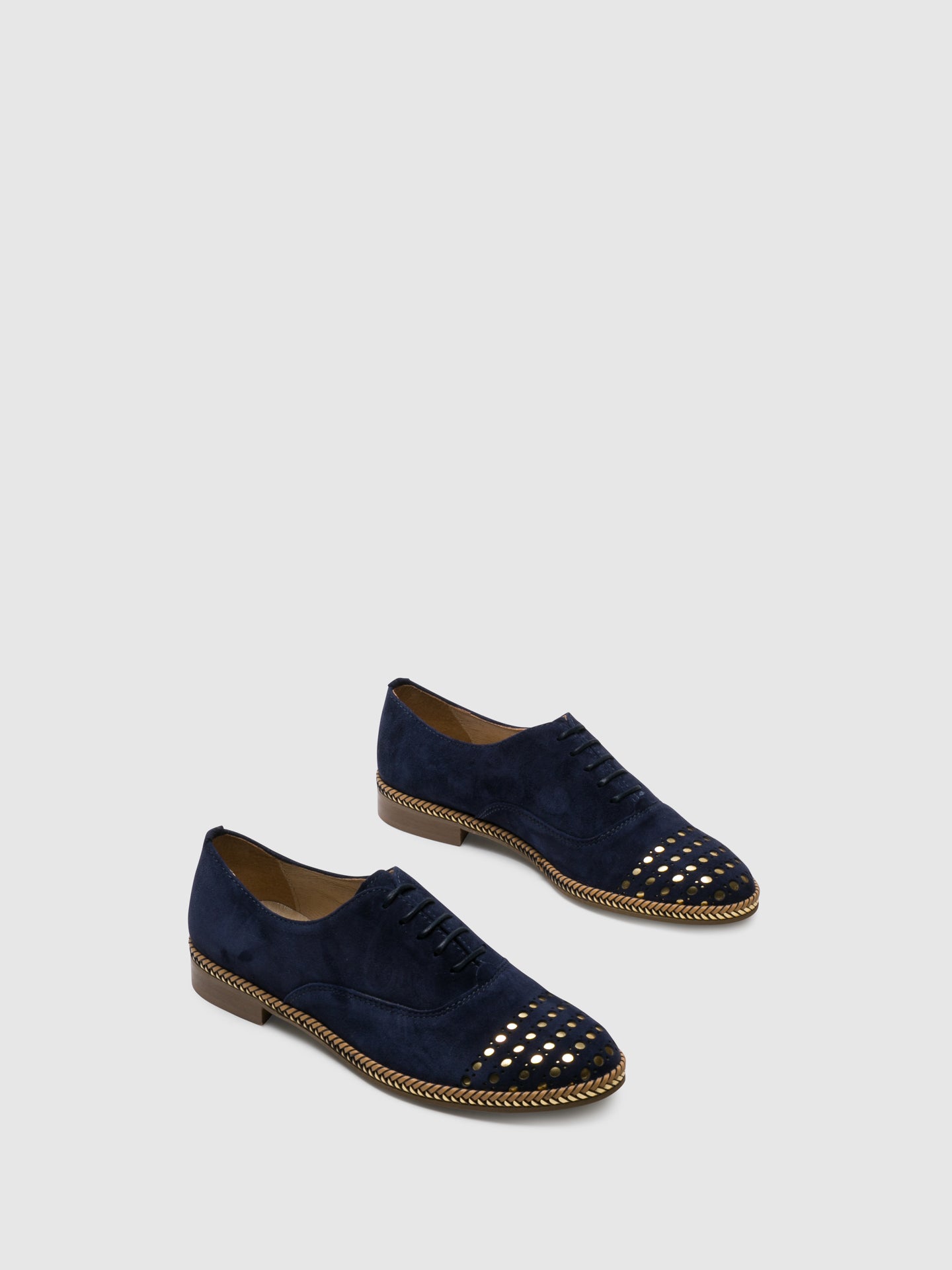 PintoDiBlu DarkBlue Derby Shoes