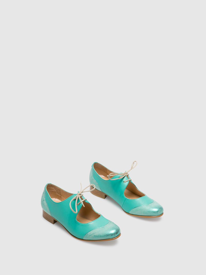 PintoDiBlu Aquamarine Lace-up Shoes