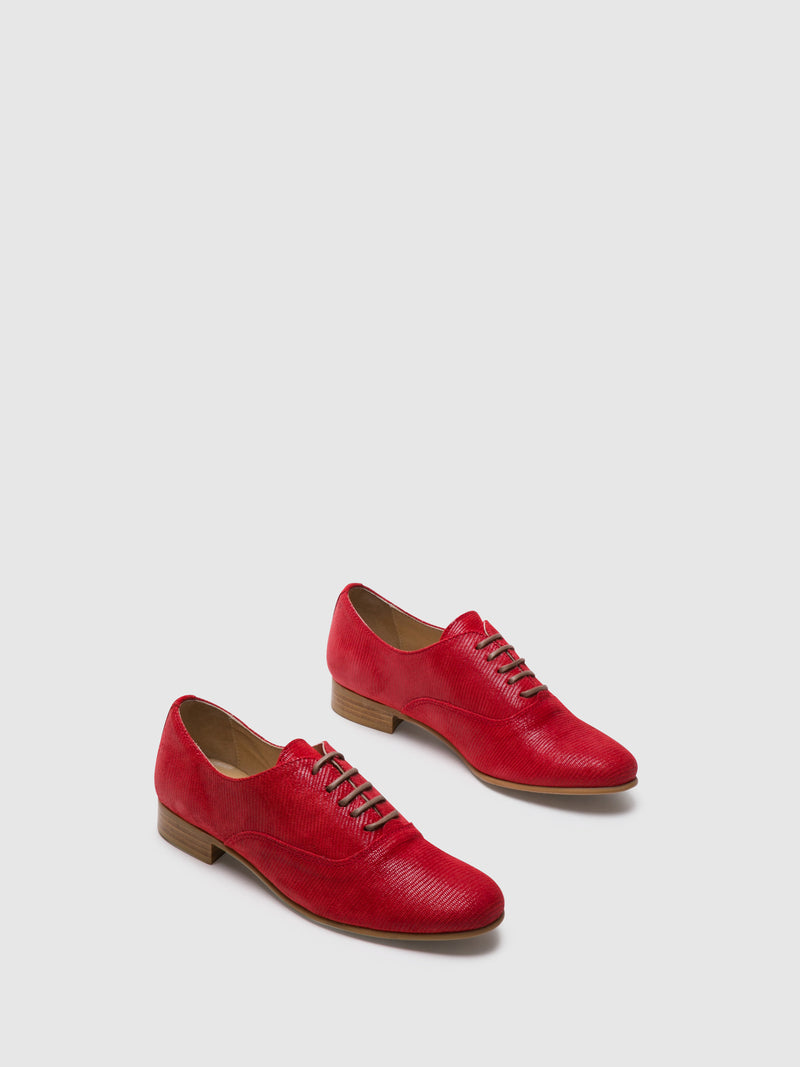 PintoDiBlu Red Derby Shoes