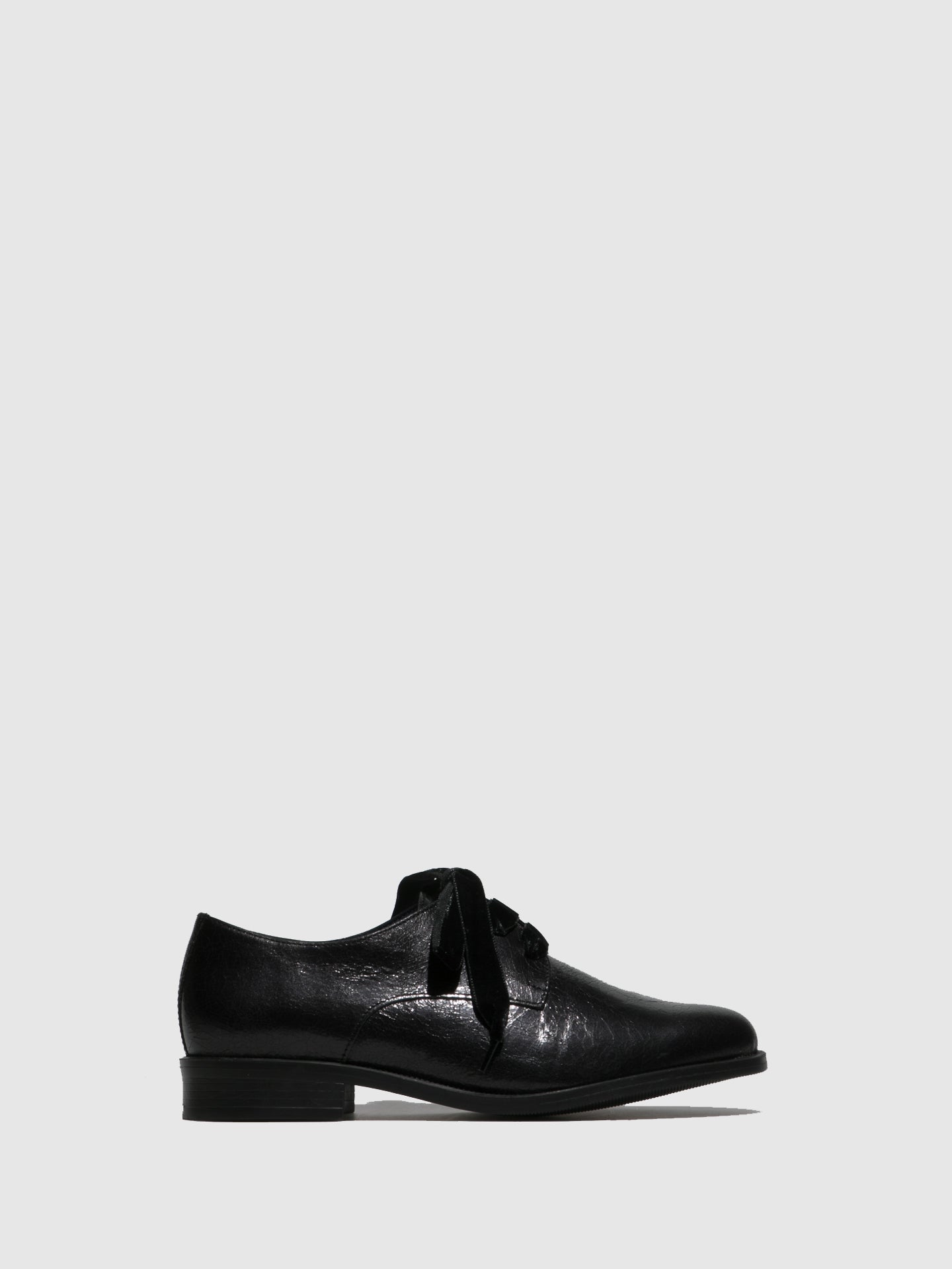 PintoDiBlu Black Derby Shoes