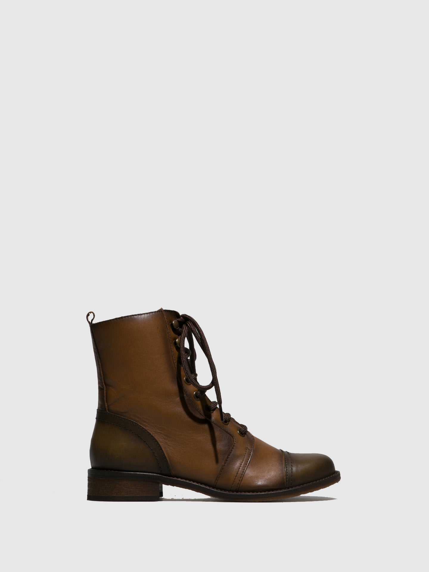 PintoDiBlu Brown Lace-up Ankle Boots