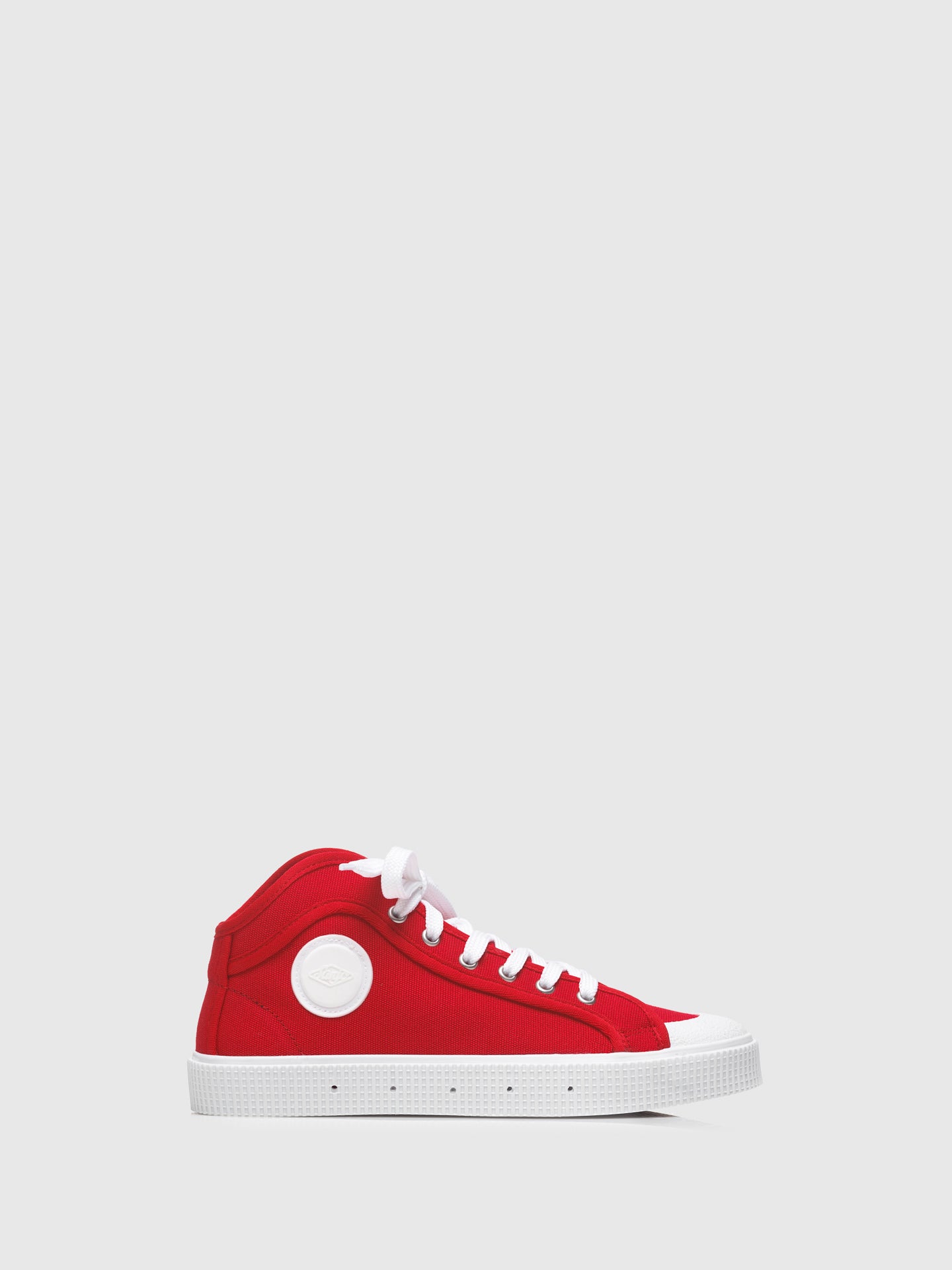 Sanjo Red Lace-up Trainers