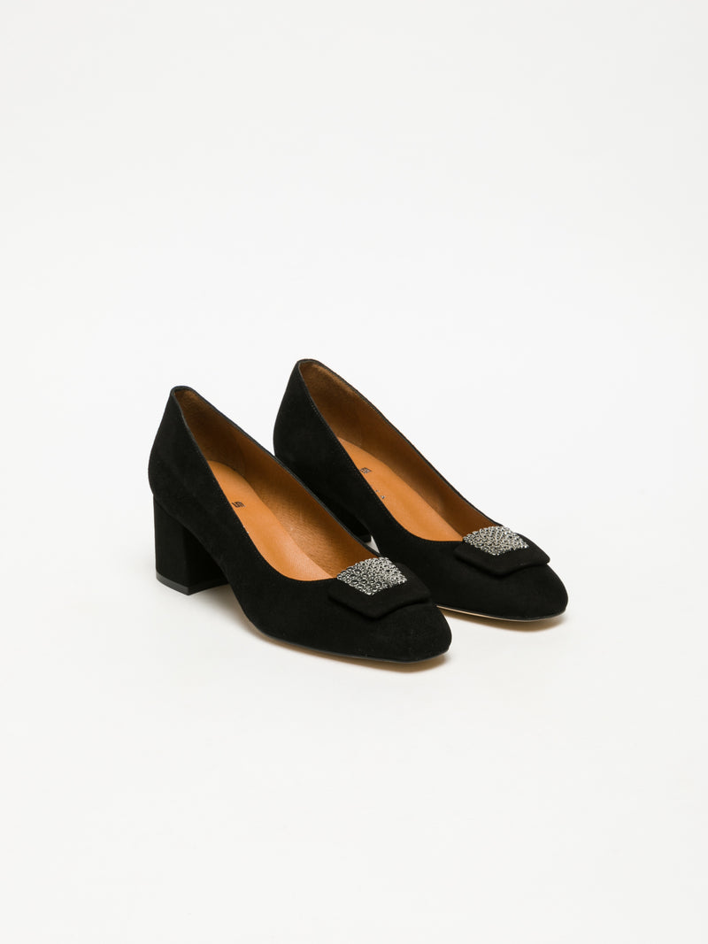 Sofia Costa Black Classic Pumps Shoes