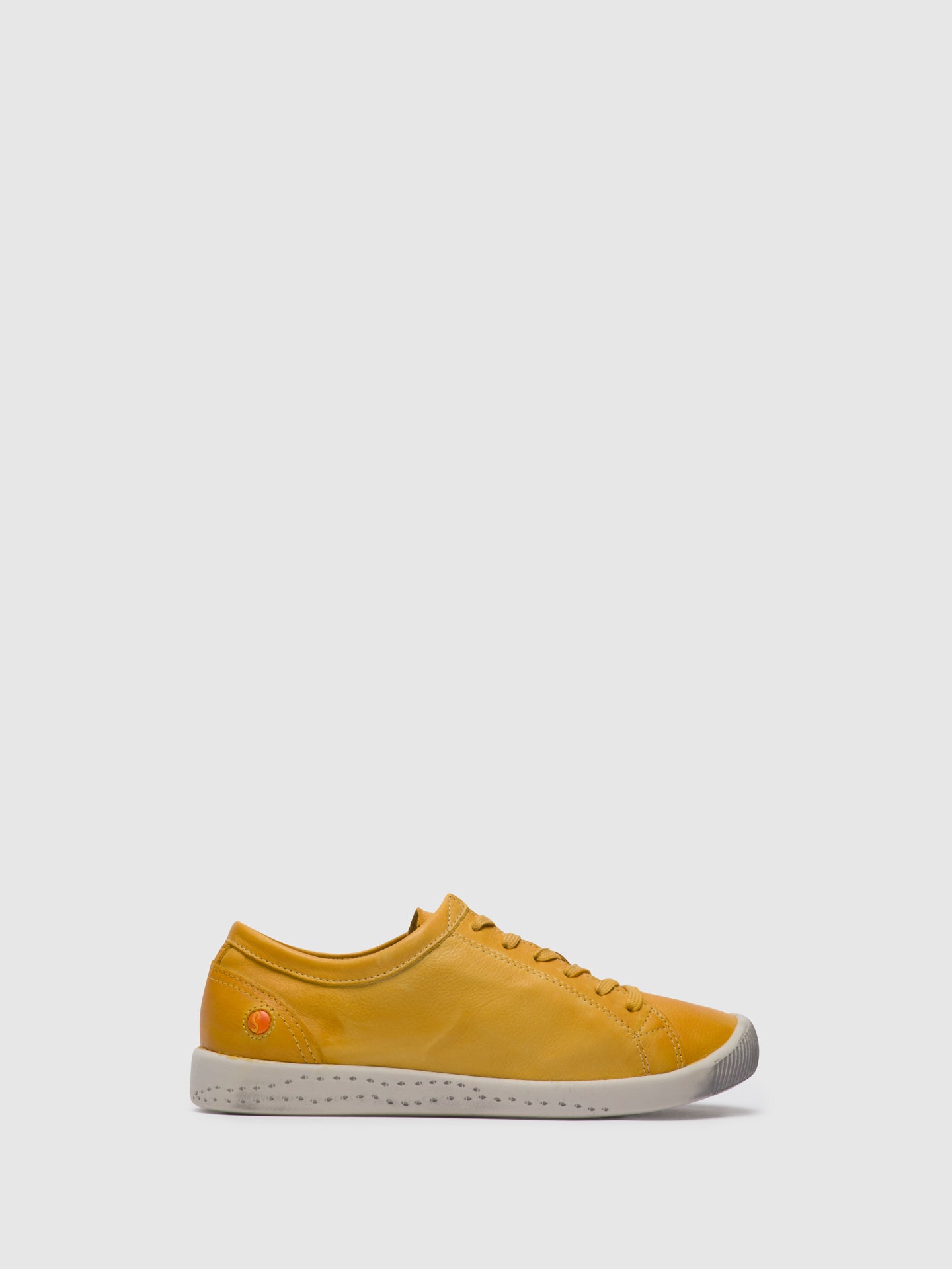 Softinos Lace-up Trainers ISLA Yellow