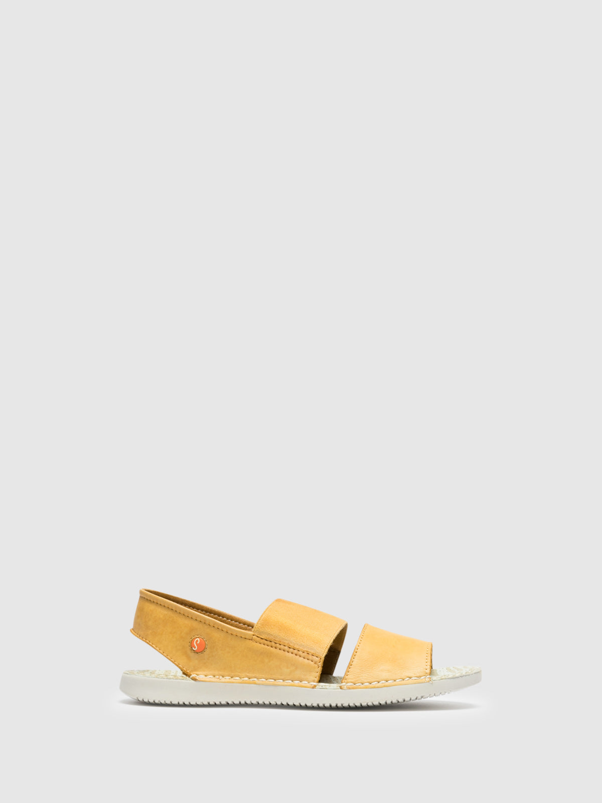 Softinos Yellow Sling-Back Sandals