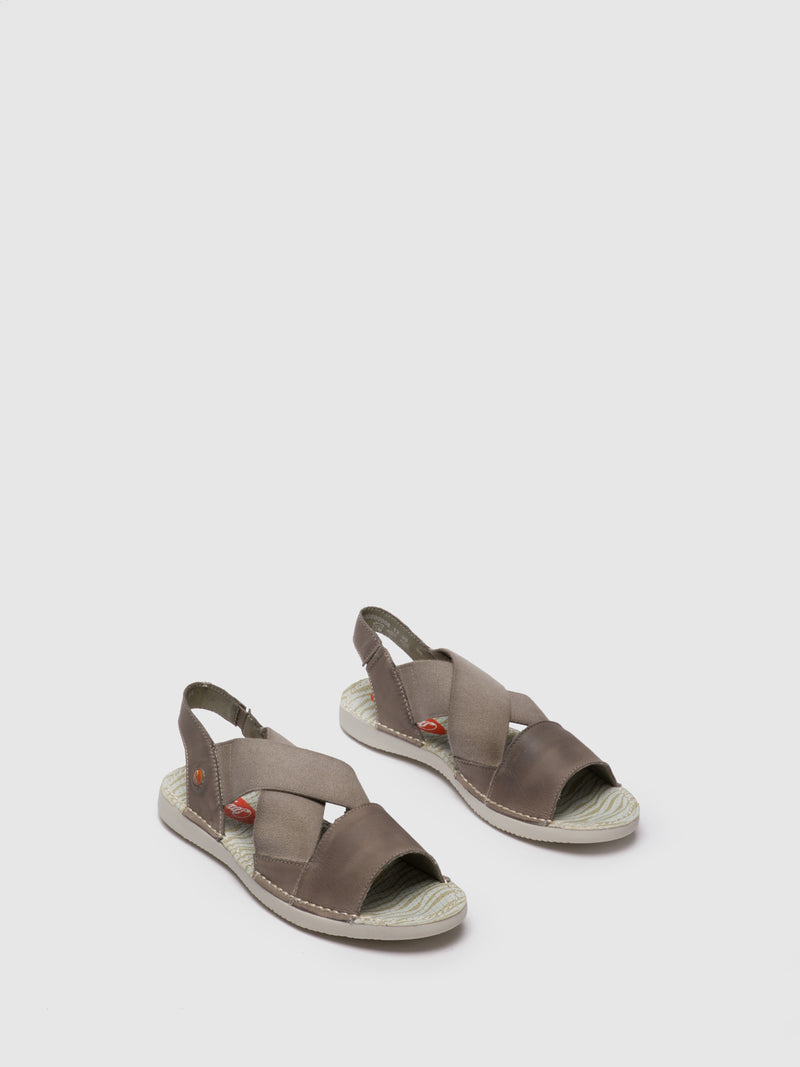 Softinos Crossover Sandals TEUL580SOF Taupe