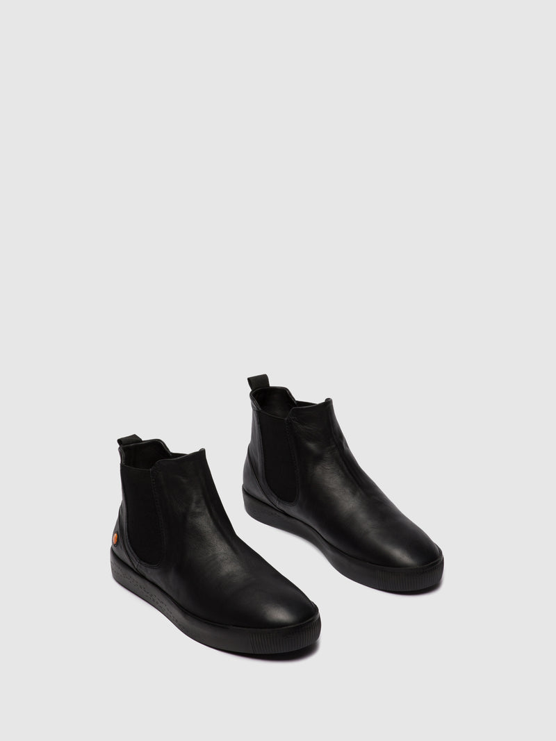 Softinos Chelsea Ankle Boots SAHA608SOF BLACK