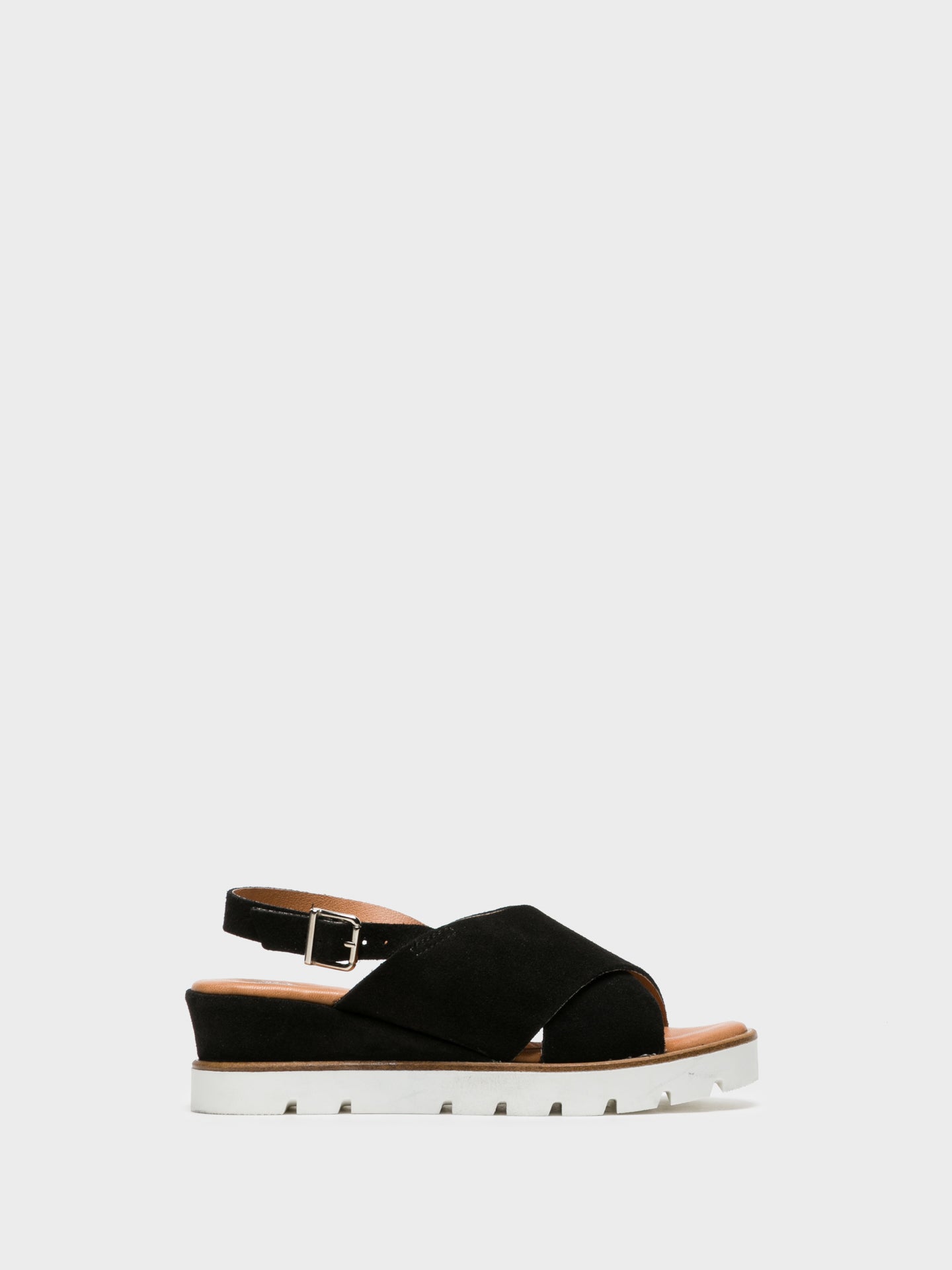 Sotoalto Black Buckle Sandals