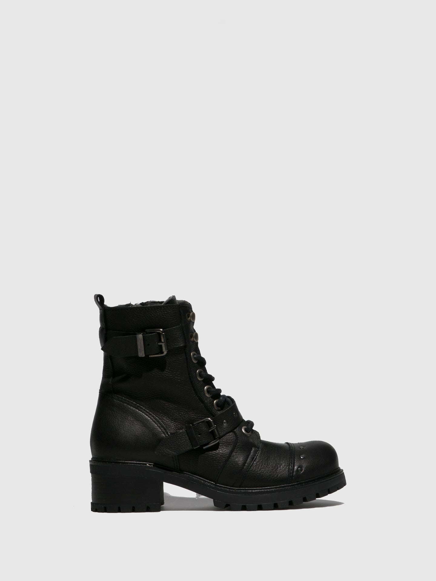 Sotoalto Black Lace-up Boots