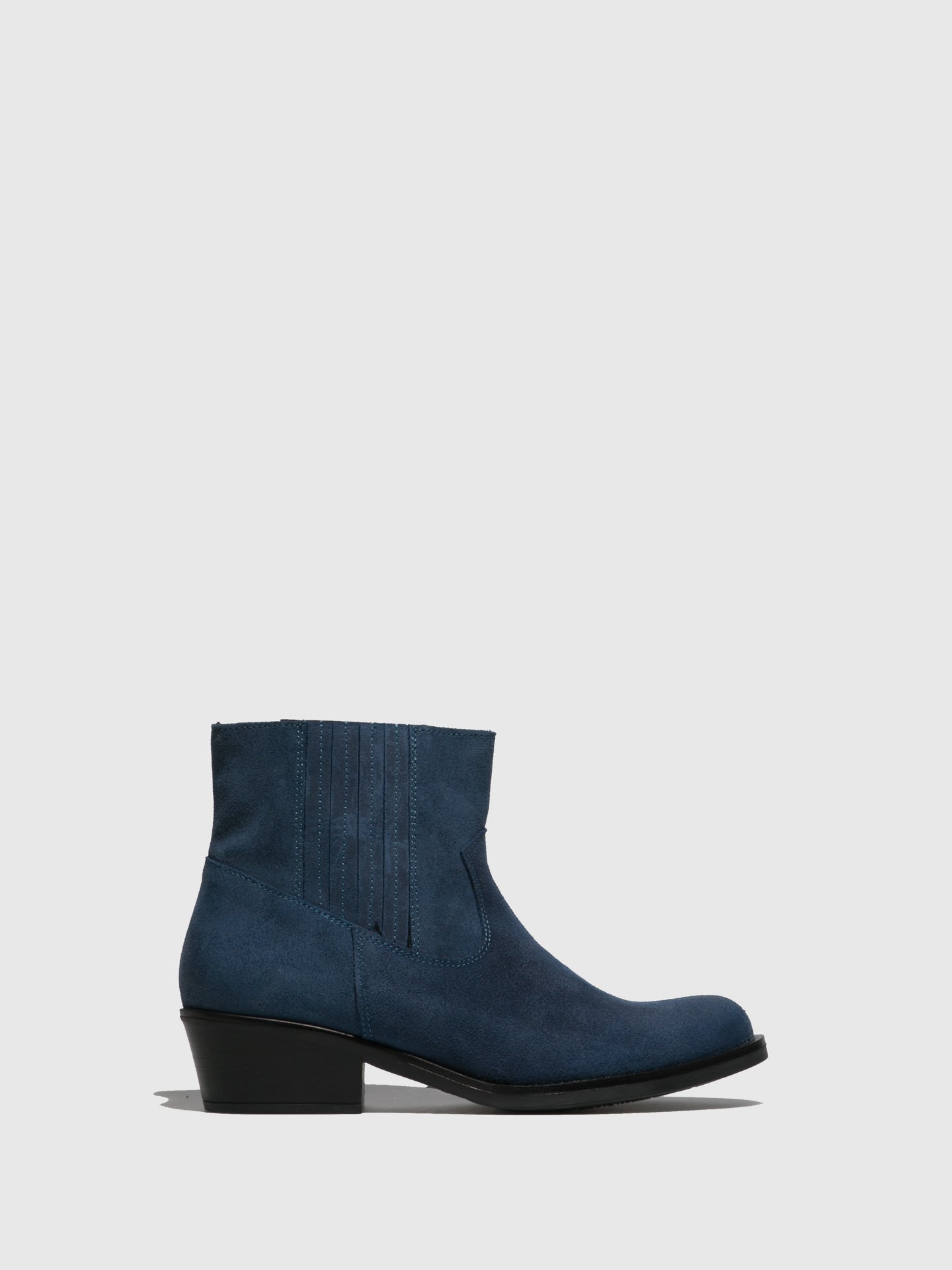 Sotoalto Navy Cowboy Ankle Boots