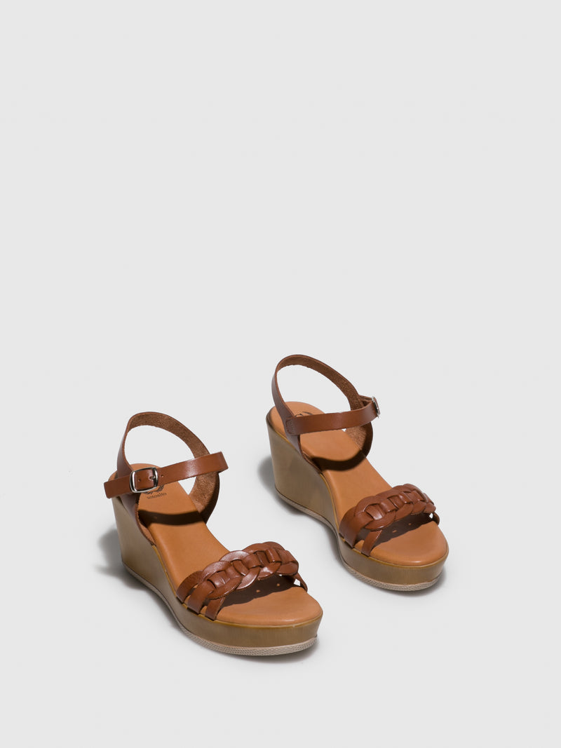 Sotoalto Tan Wedge Sandals