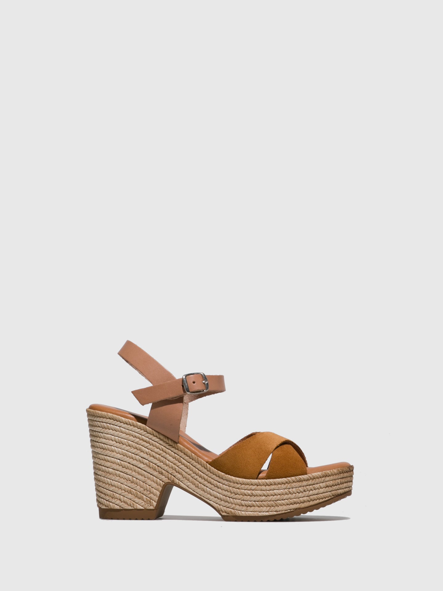 Sotoalto Brown Leather Buckle Sandals