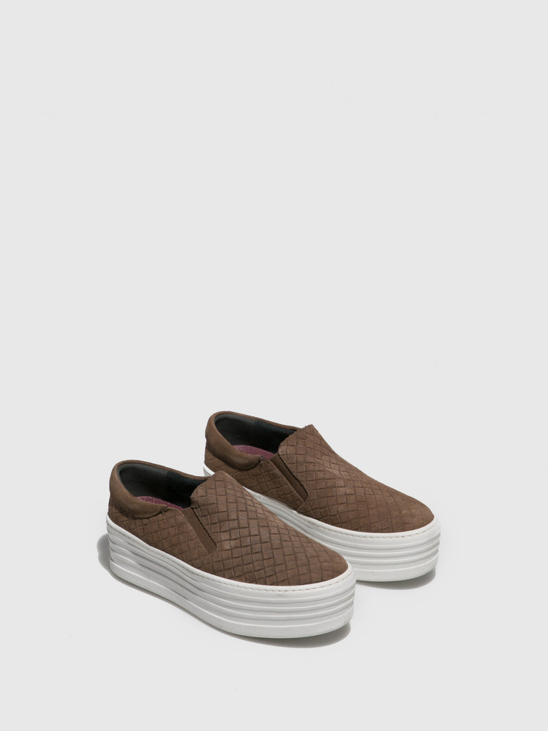 Sotoalto Taupe Slip-on Trainers