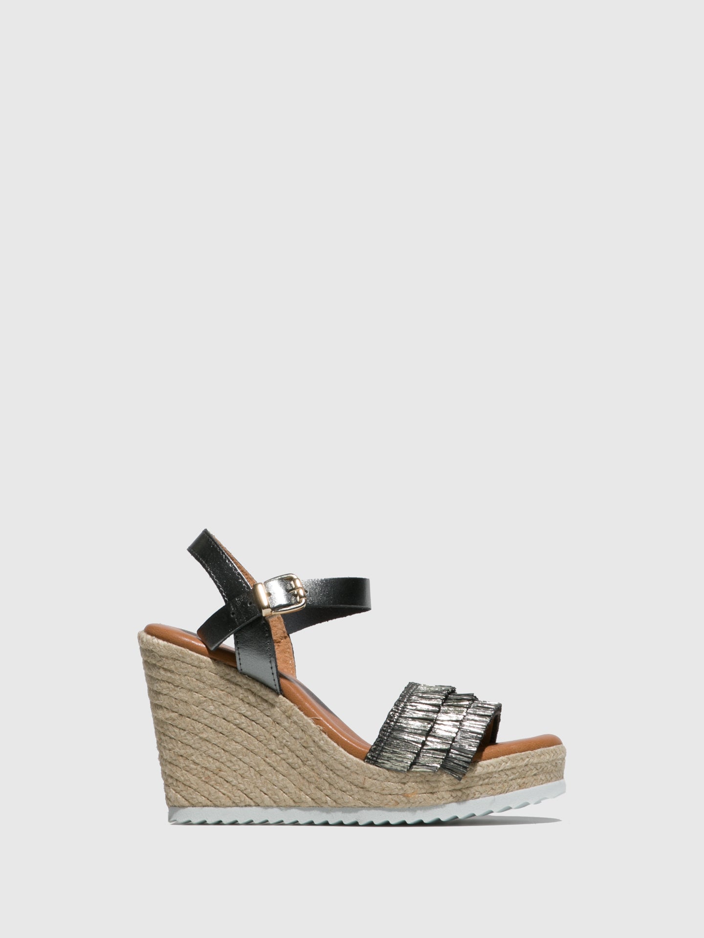 Sotoalto DarkGray Wedge Sandals