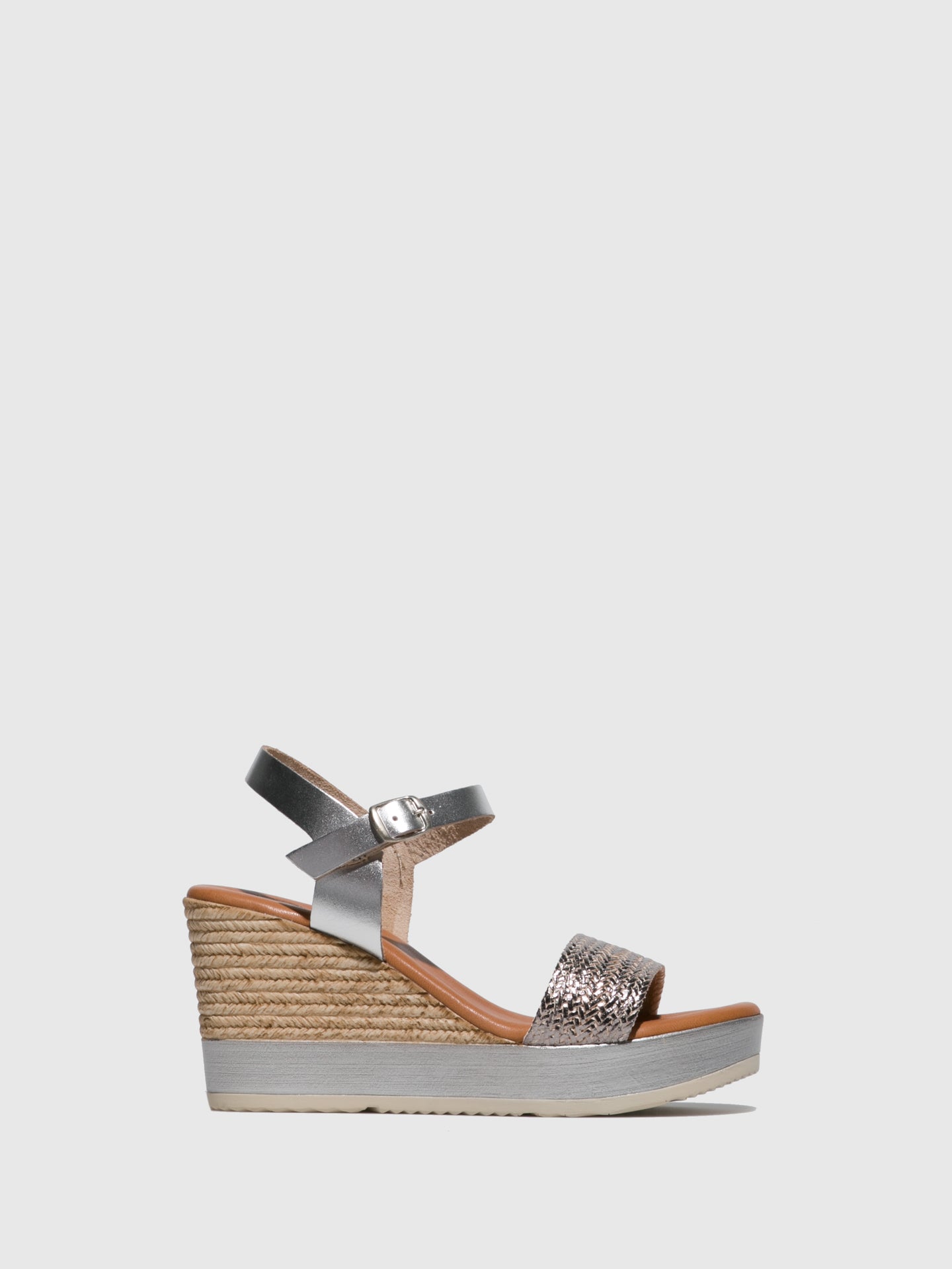 Sotoalto Silver Wedge Sandals