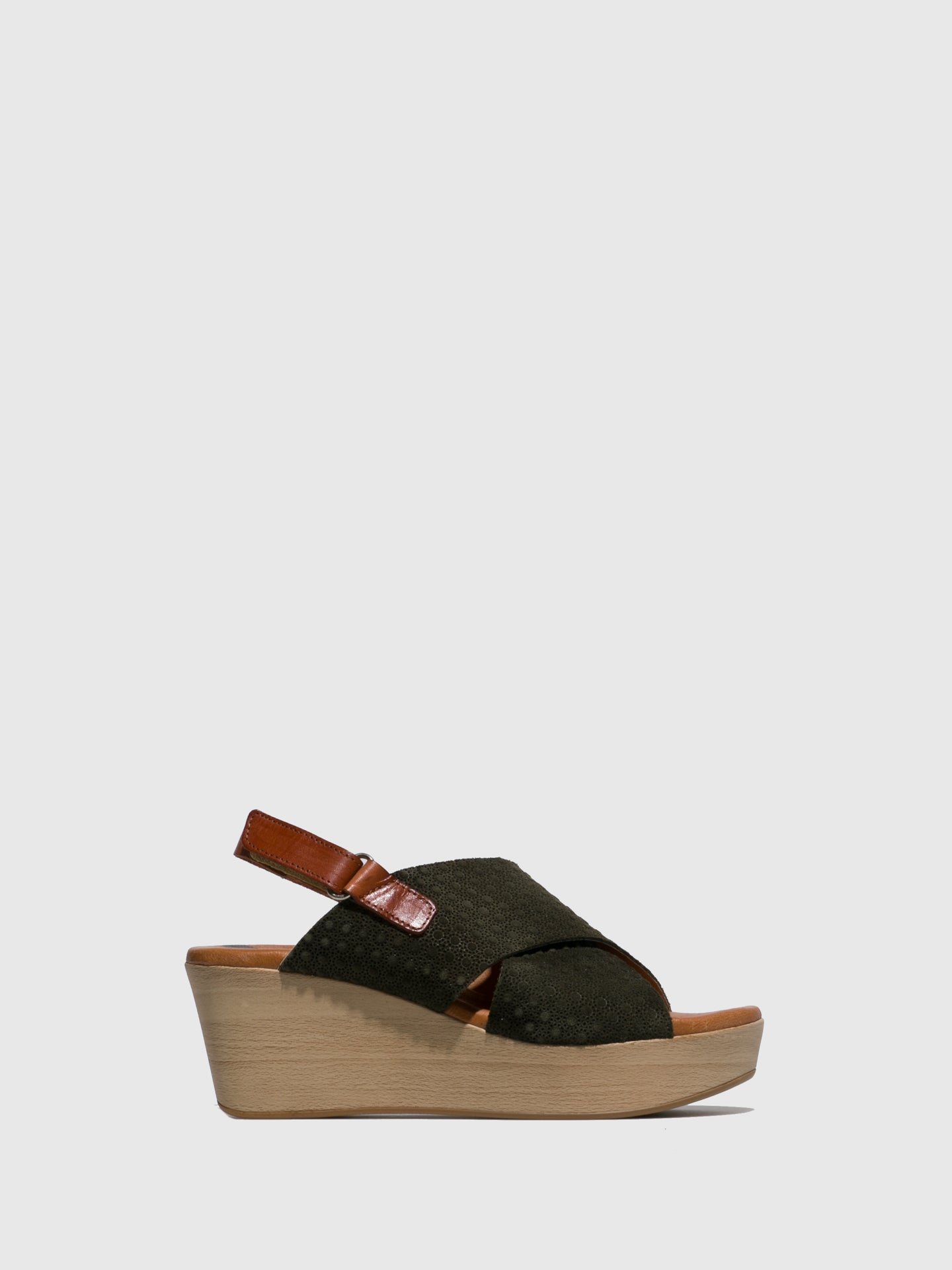 Sotoalto Olive Wedge Sandals