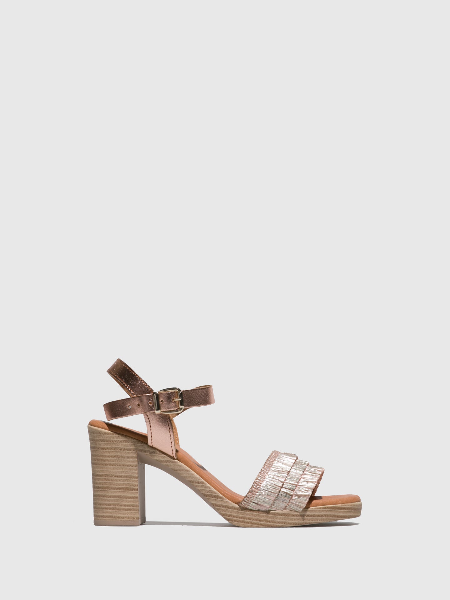 Sotoalto Pink Round Toe Sandals