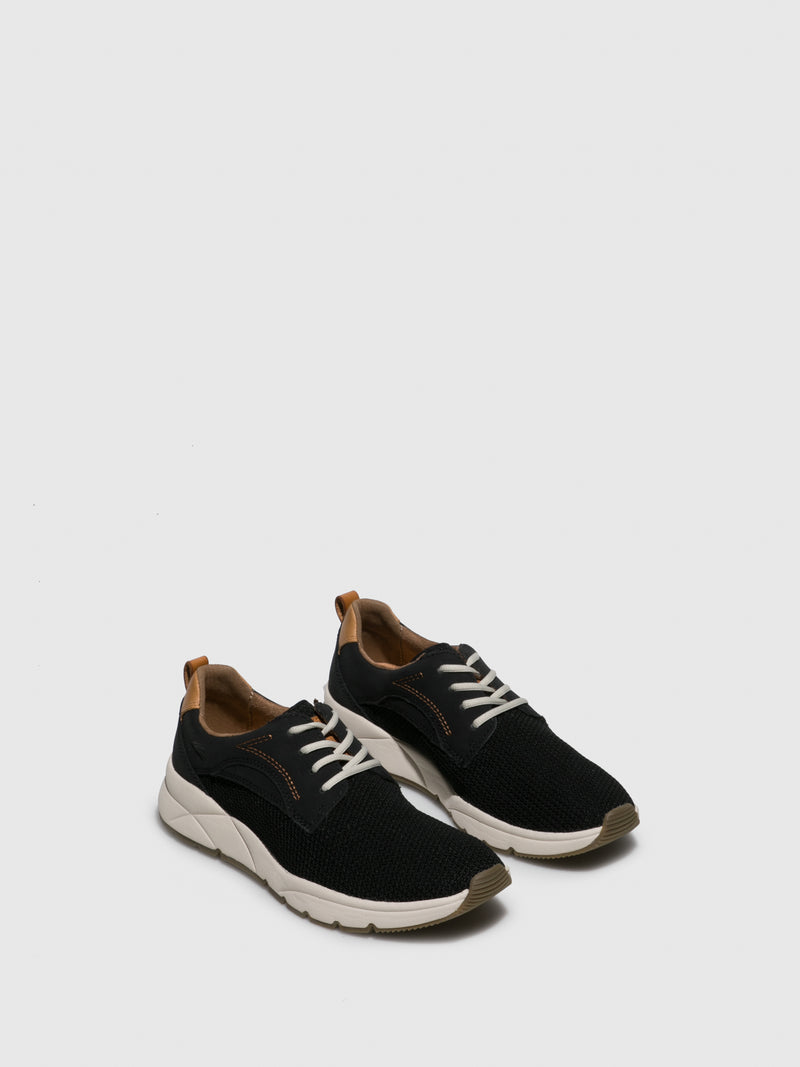 Camel Active Black Lace-up Trainers